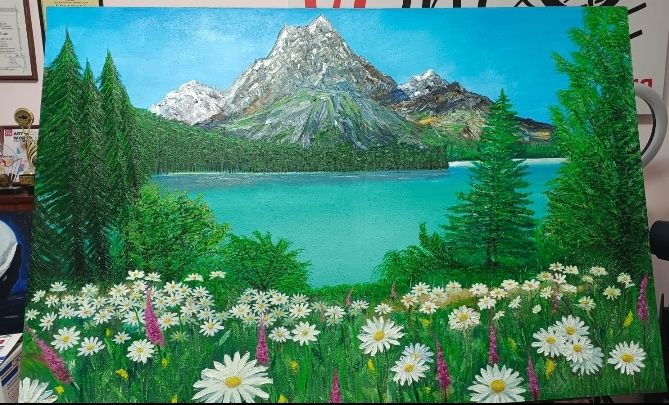 Картина маслом, пейзаж