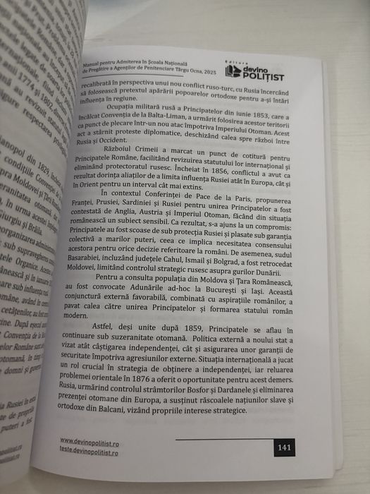 Vand Manual Admitere Penitenciar Devino Politist