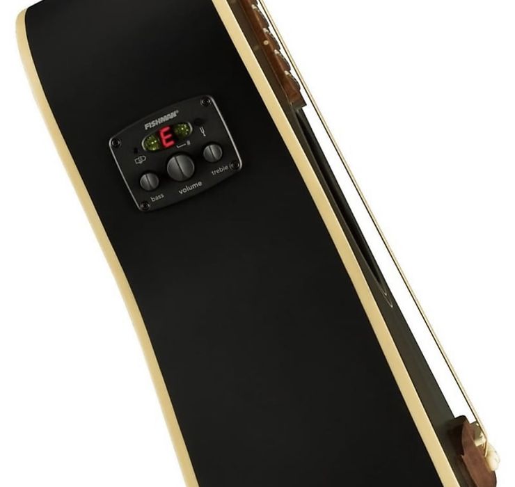 Vand Fender  Joe Strummer Campfire Acoustic Black Satin