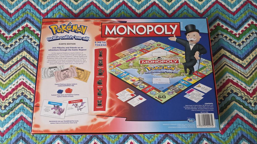 Monopoly Pokemon Kanto Edition - монополи с покемони бордова игра