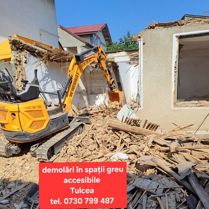 Demolări  - Săpături  - Transport  - TULCEA