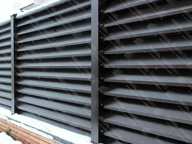 Забор жалюзи еврозабор