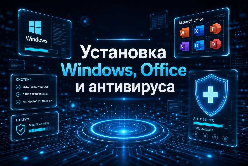 Ремонт компьютеров. Установка Windows.