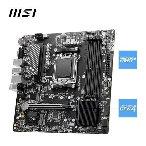 Дънна платка MSI PRO B650M-P V1 AM5 DDR5 Micro-ATX