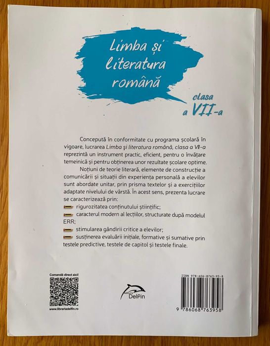 Culegere de Limba și Literatura Română, Clasa a VII-a