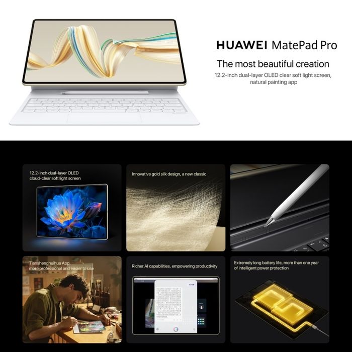 Huawei mate pad pro  12.2 xuan white  12/512 gb