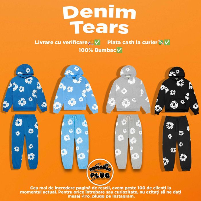 Pantaloni Denim Tears - Black
