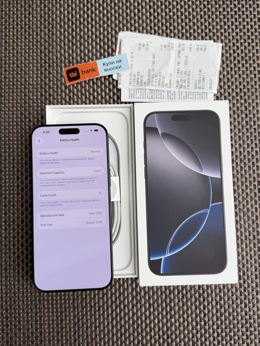 24М ГАР! 512Gb*ЛИЗИНГ* iPhone 16 Pro Max Black Titanium / Гаранция