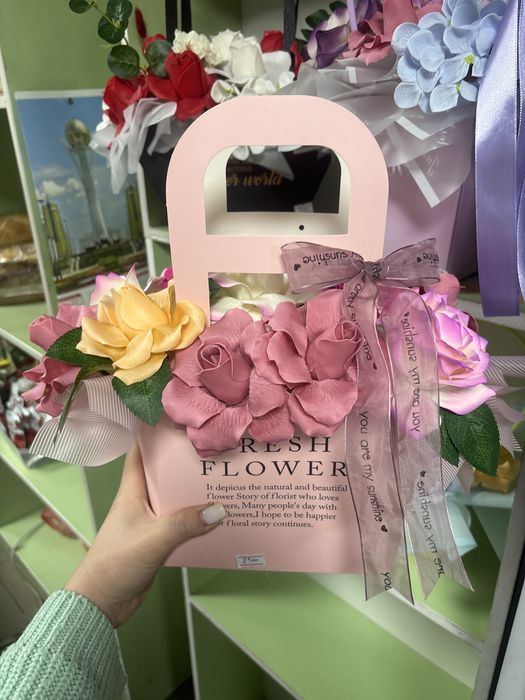 Мыльные букеты в наличии