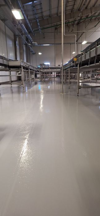 Полеуретан,  эпоксидные покрытия пола