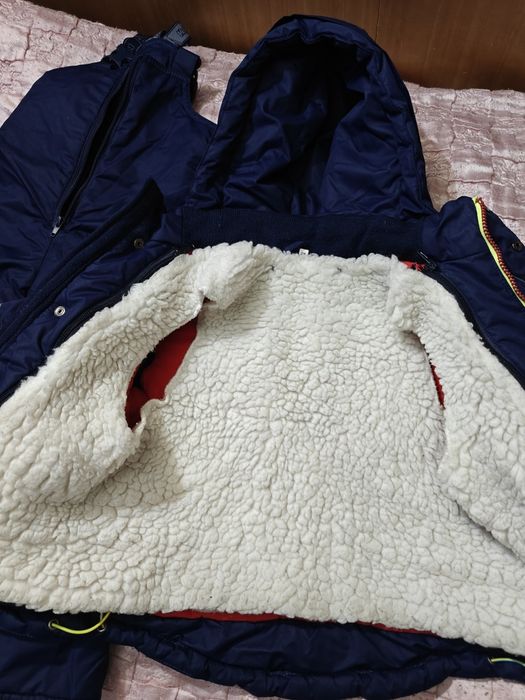 Теплый зимний комбинезон