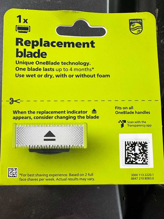 Продавам ножчета за Philips one blade