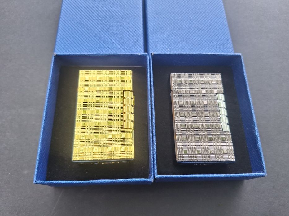 Луксозна метална запалка с два пламъка