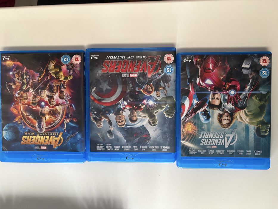 Avengers Trilogy Blu Ray