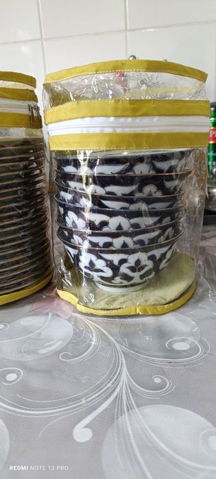 Oshxona tarelka va kosalar uchun chexol tikamiz faqat zakazga