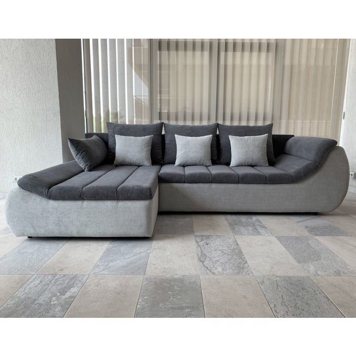 Canapea cu sezlong, extensibil, cu ladă