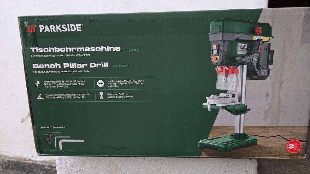 Bormasina profesionala cu banc / masina de gaurit cu banc (adusa din Germania)