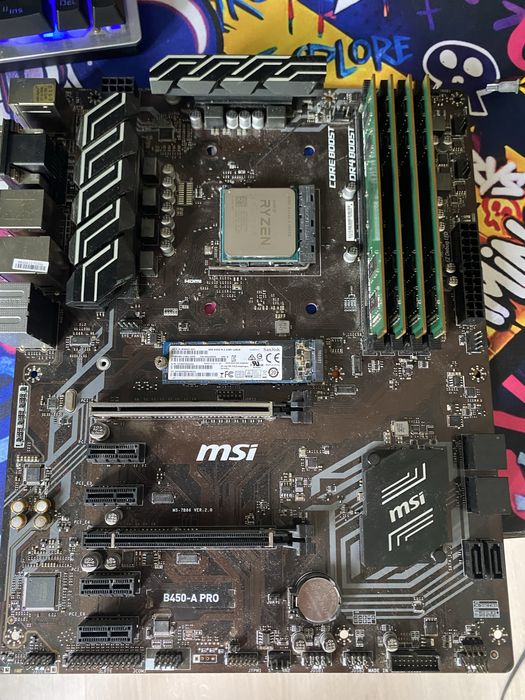 Placa de baza MSI B450-A PRO