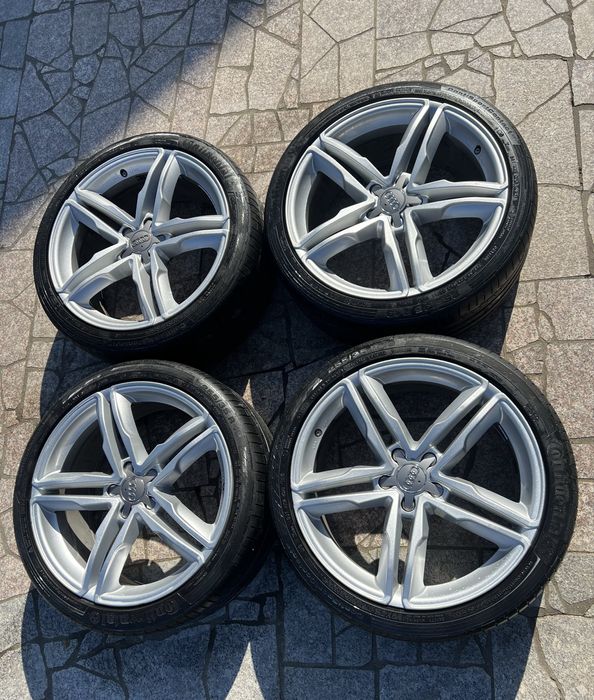 Jante Audi R19 5x112 + Anvelope Continental de vara 255/35/19