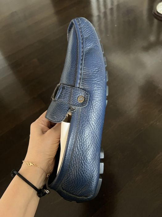 Loafers Loius Vuitton 43-44 piele bleumarin