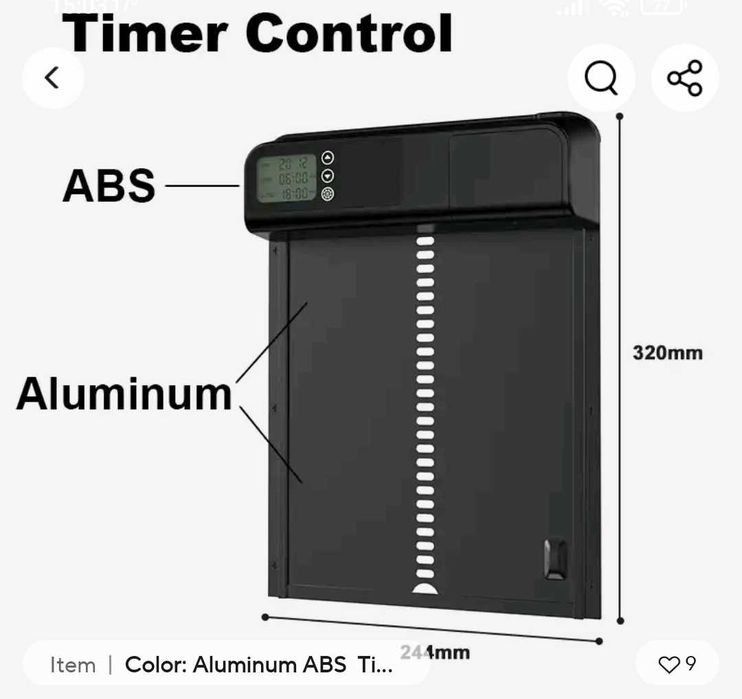 Електрона вратичка с таймер