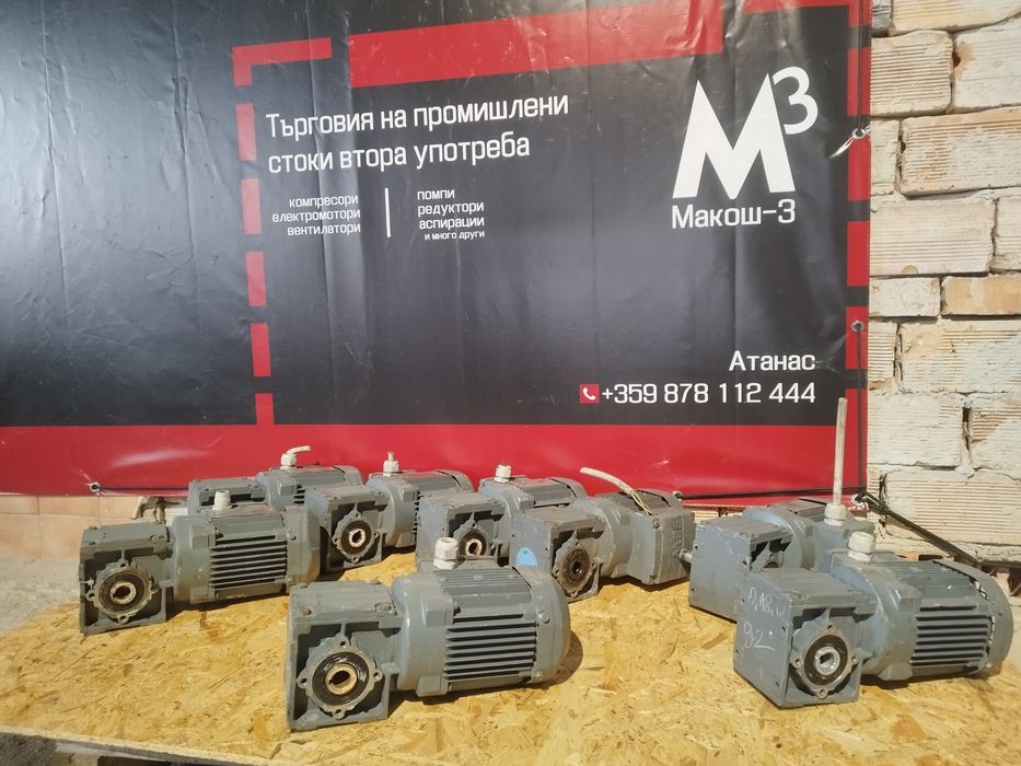 Електромотор с редуктор SEW 0.18 кВ 92 оборота
