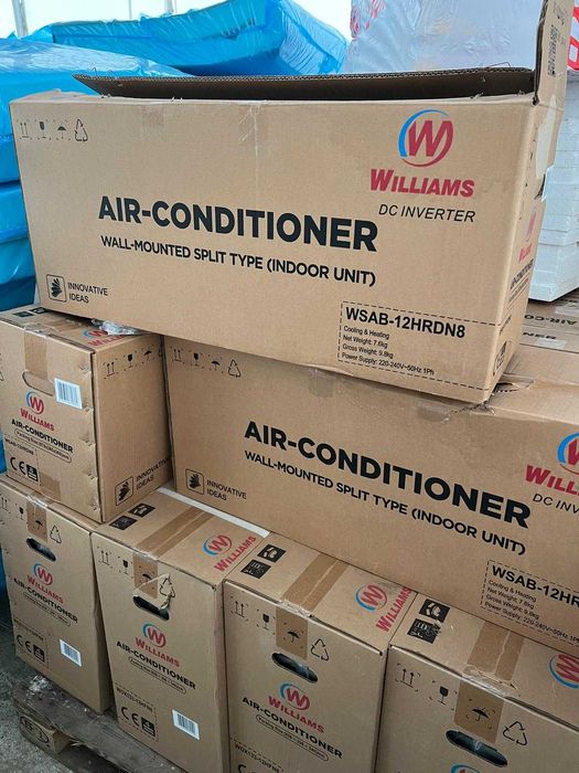 Aer conditionat WILLIAMS cu invertor, 9000/12000 BTU (MIDEA)