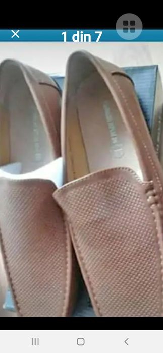 Mocasini Piele Naturala Noi.