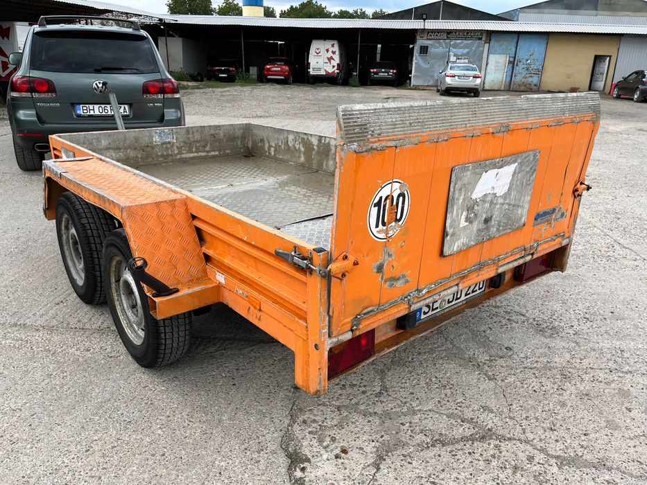 Remorcă utilaje/ATV/miniexcavator 3,5t