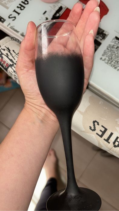 Set 4 pahare nunta hand made