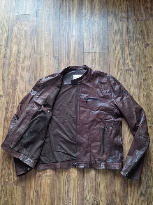 Страхотно мъжко кожено яке BLUPEL , естествена кожа,  размер 2XL