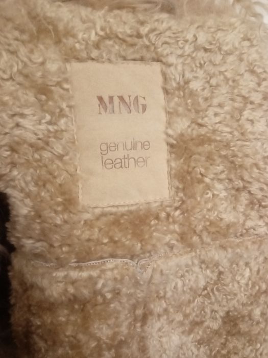 Дубленка Манго,замшевая.