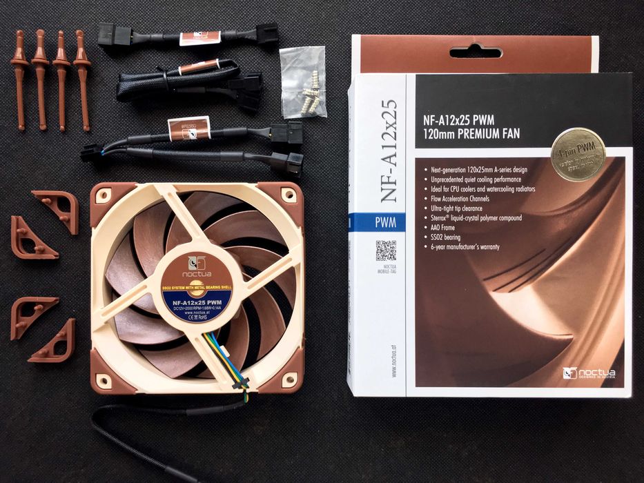 NOCTUA NF-A12x25 12V PWM 120mm Premium Fans