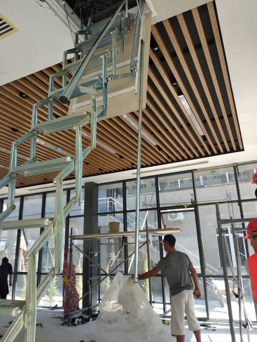 Установка чердачной лестницы