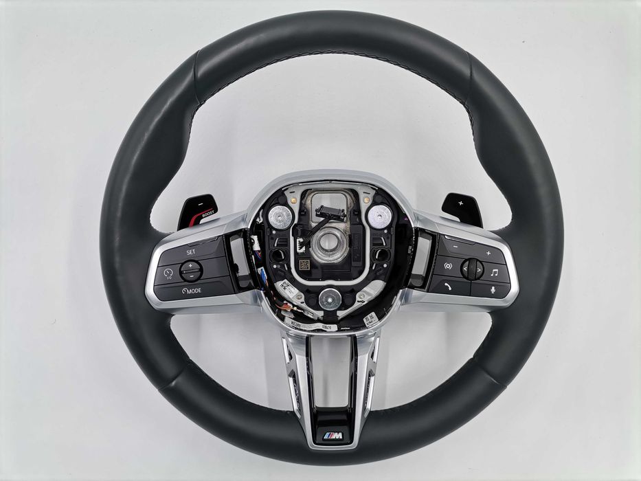 M Sport Черен Кожен Спортен Волан BMW 2 U06 X1 U11 - Отличен