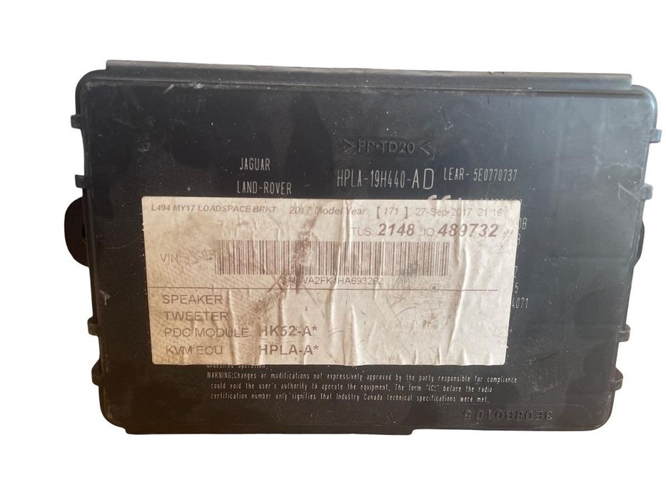 Modul/Unitate De Control Kessy/Key Less Land Rover Range Rover Evoque Hpla 19H440 Ad