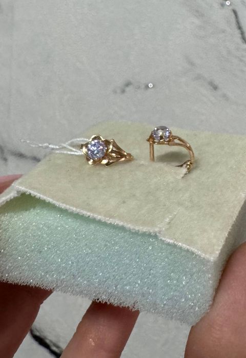 Золотые сережки