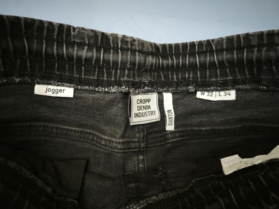 Мъжки дънки-джогър,черни,32/34