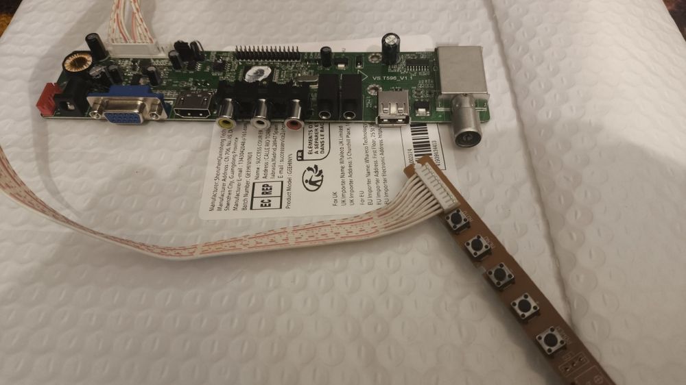 Скаллер lvds плата