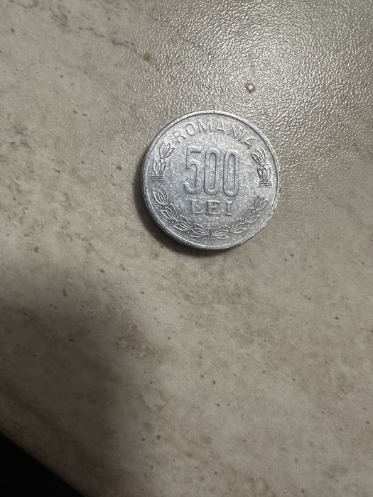 Vand moneda de colectie 500 lei - anul 1999 foarte rar de gasit