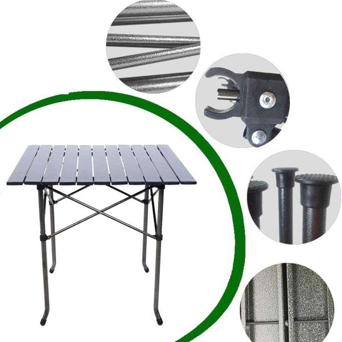 Masa pliabila pentru picnic din aluminiu
