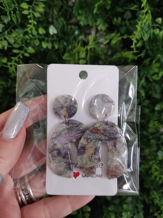 Обици от полимерна глина