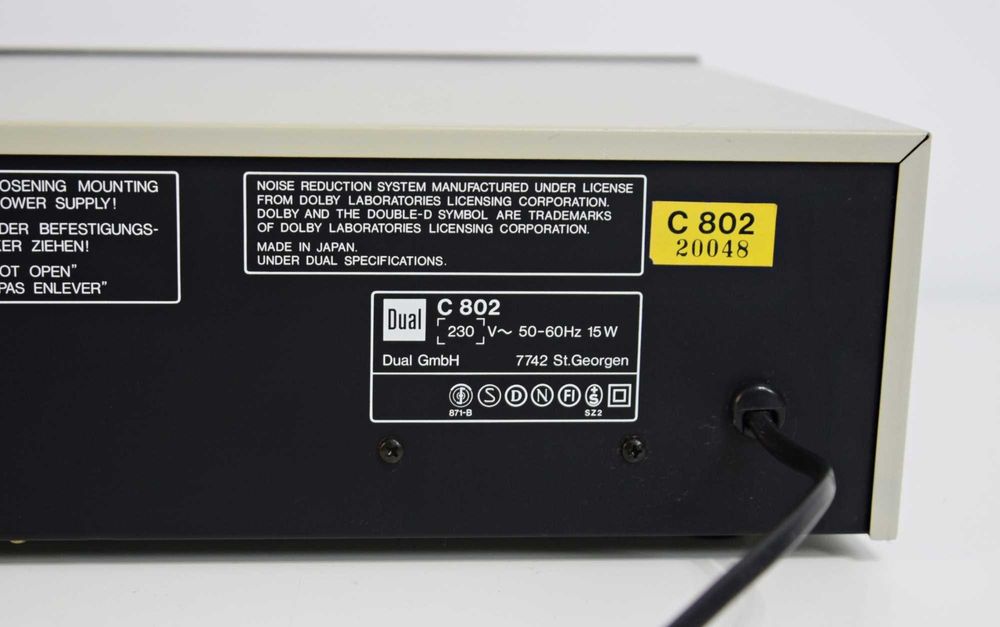 Deck Dual C 802, casetofon