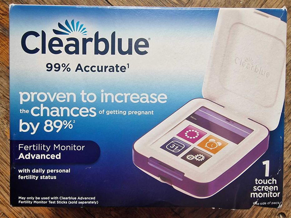 Clearblue Advanced Fertility Monitor + 24 теста – нов комплект – €130