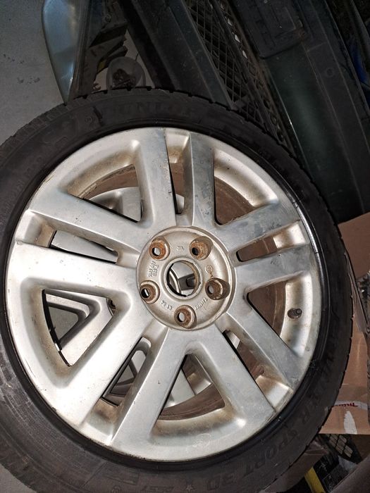 Vând set jante aliaj r17 originale vw sharan 5x112