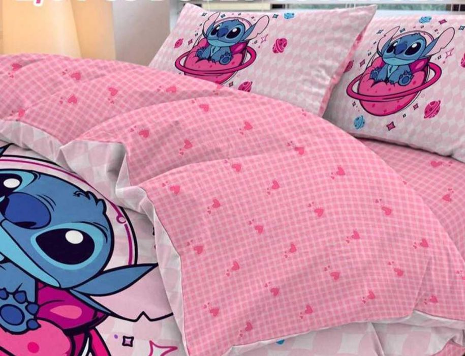 135/200 Комплект чаршаф и калъфка Лило и Стич Lilo and Stitch
