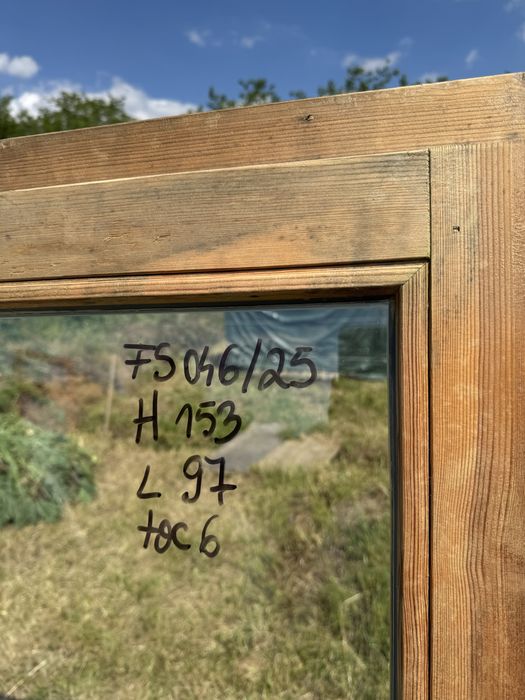 FEREASTRA LEMN Antichizata cabana casa termopan H 153 x L 97 buc 7