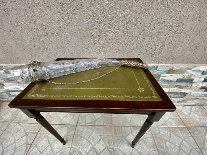 Cornul abundentei-cristal Bohemia-argint filigranat-Austria