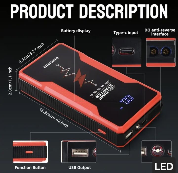 Redresor auto.Încărcător portabil pentru baterie auto