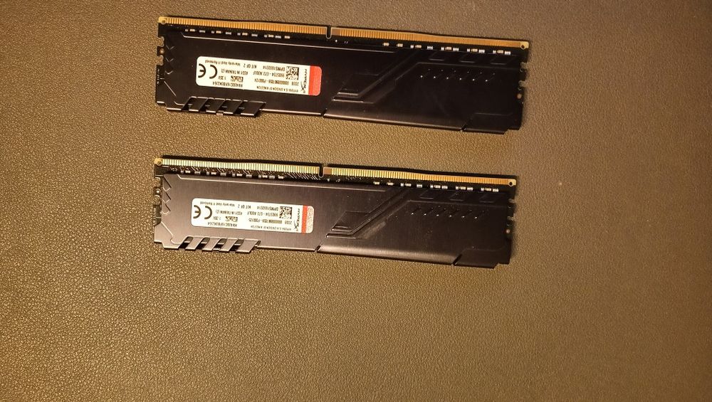 64 Gb (2x32) Kingston HyperX Fury DDR 4  3200MHz